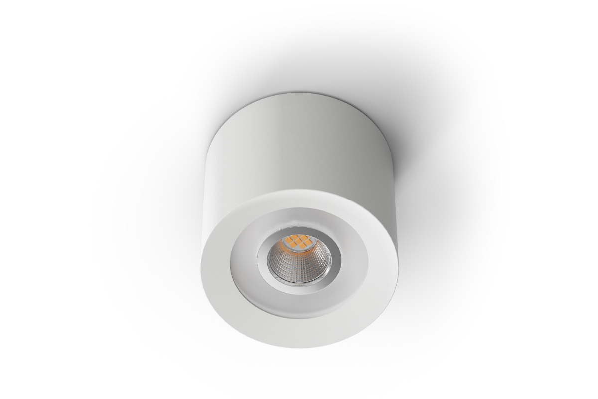 Příložný LED Spot RGBW bílá