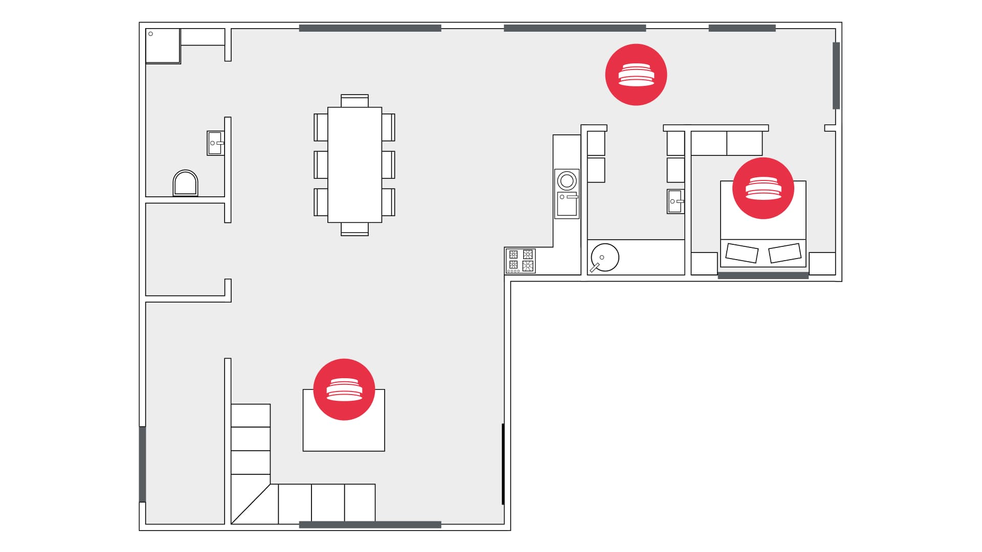 Umiestnenie a počet detektorov dymu